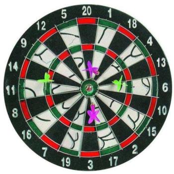 Darts tábla 4 darab dobónyíllal - 28 cm kép