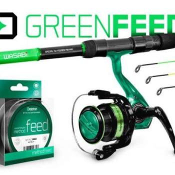 Delphin greenfeed  360 cm/100g+3t+0,22mm feeder szett kép