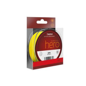 Delphin HERO 4 fluo sárga 0,12mm 8,20kg 1000m zsinór kép