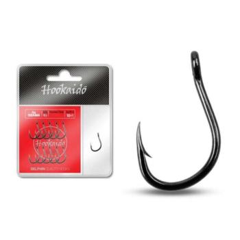 Delphin HKD 4x Iseama ring 1/0 Black nickel 11pcs hook kép