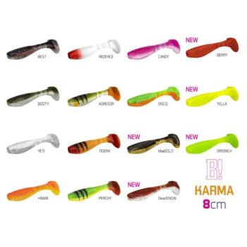 Delphin KARMA UVs 5db 10cm YELLA gumihal kép