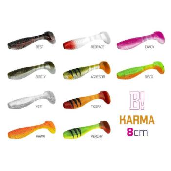 Delphin KARMA UVs 5db 8cm MIX gumihal kép