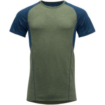 Devold RUNNING MERINO 130 SHIRT MAN Férfi póló, khaki, méret kép