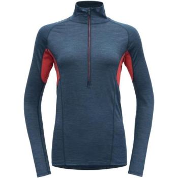 Devold RUNNING MERINO 130 ZIP NECK Női futópóló, kék, méret kép