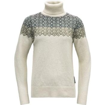 Devold SYVDE WOOL HIGH NECK Női pulóver, bézs, méret kép