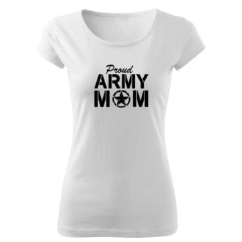 DRAGOWA női póló army mom, fehér 150g/m2 kép