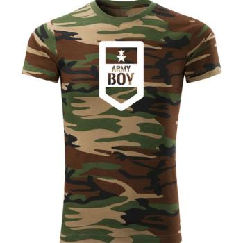 DRAGOWA rövid póló army boy terepmintás 160g/m2 kép