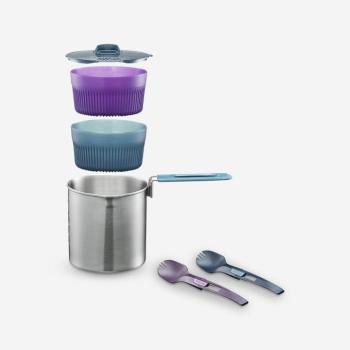 Edénykészlet, inox, 2személyes - MT500 Forclaz kép