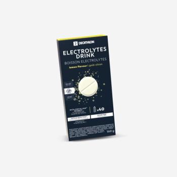 Elektrolit pezsgőtabletta, citromos, cukormentes, 40x4 g Decathlon kép