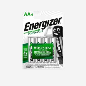 Elem, tölthető, HR6, 4db - AA 2000mAh Energizer kép