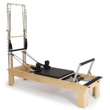 Elina Pilates Physio Wood Reformer 237 cm Szín: Čierna s vežou kép