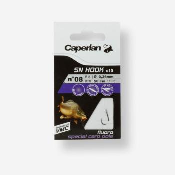 Előkötött horog, flourocarbon, n°8 - n°14 Caperlan kép