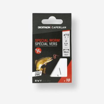 Előkötött horog, n°4 - n°12 Special Worm Caperlan kép