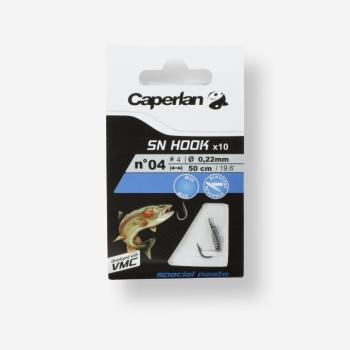 Előkötött horog pisztráng tavi horgászatához SN Hook paste Caperlan kép