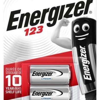 Energizer 123 Lithium FSB2, 2db kép