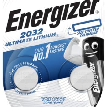 Energizer gombelem CR2032 Ultimate Lithium BP2, 2db kép