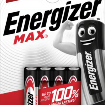 Energizer MAX AAA/E92 alkáli elemek 4 db kép