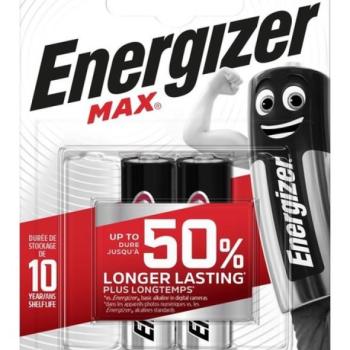 Energizer MAX alkáli elem AA/2 LR6 FSB2, 2db kép