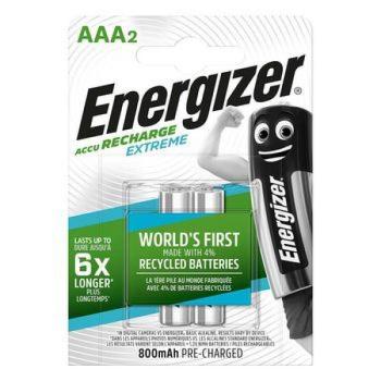 Energizer újratölthető akumulátor HR03 Extreme AAA 800mAh FSB2, 2db kép