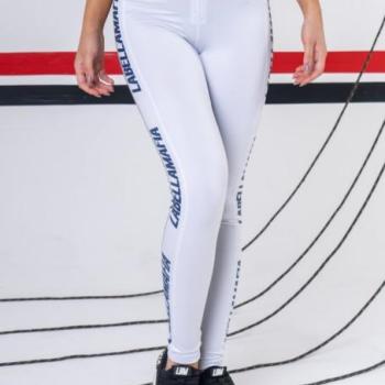 Essentials fekete-fehér női leggings - LABELLAMAFIA kép