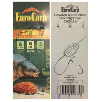 Eurocarp Előkötött feeder előke csaliszigonnyal Chinu-6; 10 cm; 15 lbs kép