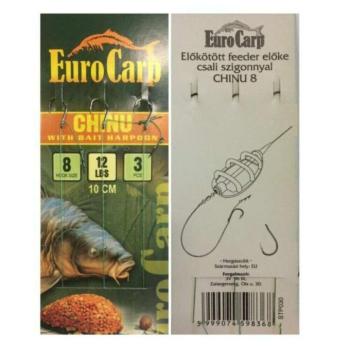 Eurocarp Előkötött feeder előke csaliszigonnyal Chinu-8; 10 cm; 12 lbs kép