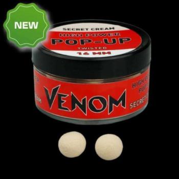 Feedermánia venom high power pop-up boilie 16 mm secret cream kép