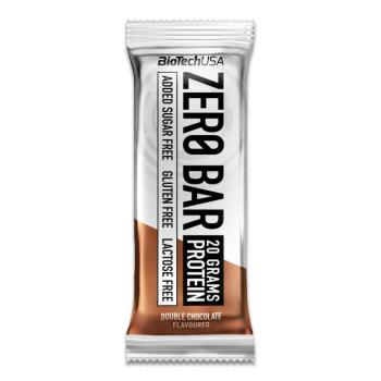 Fehérjeszelet, dupla csokoládé íz - BioTechUSA Zero Bar kép