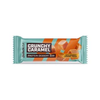 Fehérjeszelet - Protein Dessert Bar crunchy caramel, 50g Biotechusa kép