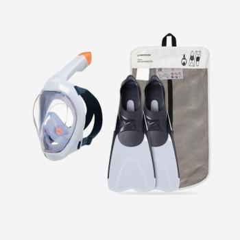 Felnőtt sznorkel szett, uszonnyal - Easybreath Subea kép
