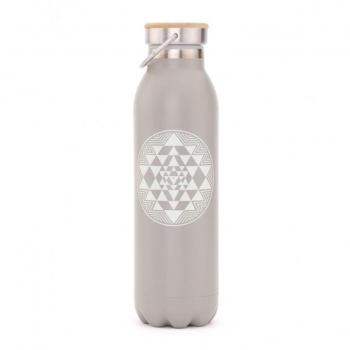 Fémkulacs - Yantra 600 ml - Szürke - Bodhi kép