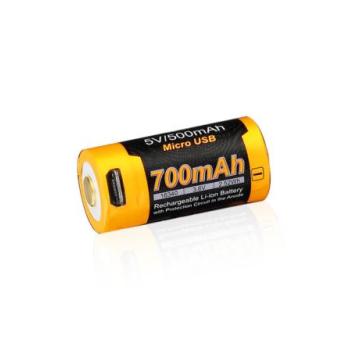 Fenix RCR123A 700mAh USB Li-ion High Current kép