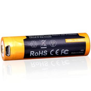 Fenix  USB újratölthető elem 18650, 2600 mAh  Li-Ion kép