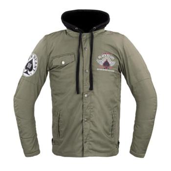 Férfi Aramid-szálas motoros kabát W-TEC Black Heart Hat Skull Jacket  Khaki  3XL kép