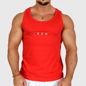 Férfi fitness atléta Iron Aesthetics Friends, piros kép