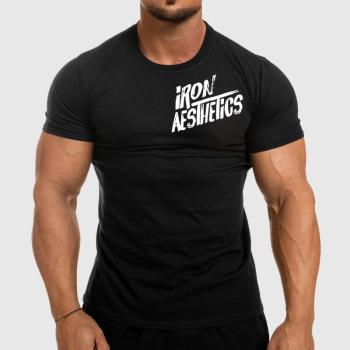 Férfi fitness póló Iron Aesthetics Splash, fekete kép