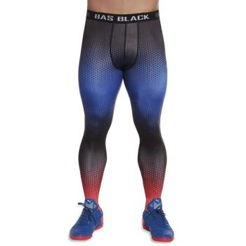 Férfi/fiú sport leggings BAS BLACK Quantum  kék-piros  S kép