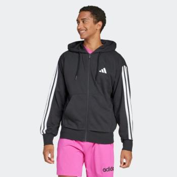 Férfi kapucnis pulóver, cipzáras Adidas kép