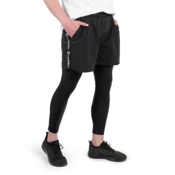 Férfi leggings 2in1 inSPORTline Closefit  fekete  L  standard kép