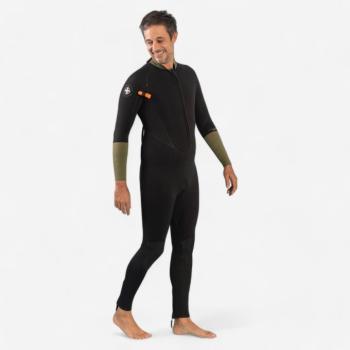 Férfi neoprén úszóoverall, 4/3 mm Ocean Step kép