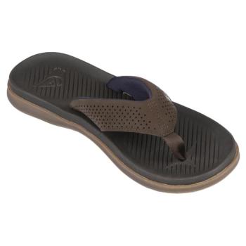Férfi papucs szörfözéshez Haleiwa, barna Quiksilver kép