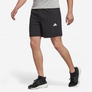 Férfi rövidnadrág fitneszhez, kardióedzéshez, fekete Adidas kép