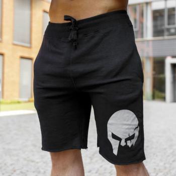 Férfi rövidnadrág Iron Aesthetics Skull, black kép