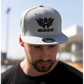 Férfi siltes sapka Aesthetics Snapback, szürke kép