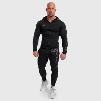 Férfi Slim Fit sportszett Iron Aesthetics Beyond the Future, fekete kép