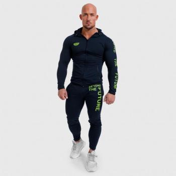 Férfi Slim Fit sportszett Iron Aesthetics Beyond the Future, kék kép