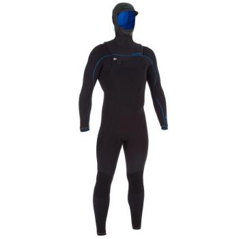 Férfi szörfoverall 900-as, 5/4 mm-es neoprén, fekete Olaian kép