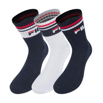 FILA-BOYS-F6114N SOCKS 3-PACK-754 RED/WHITE/NAVY Keverd össze 27/30 kép