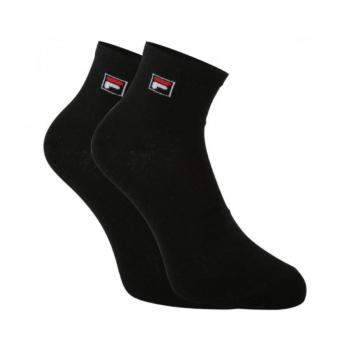 FILA-F9303 SOCKS QUARTER PLAIN 3 PACK-200 BLACK Fekete 35/38 kép