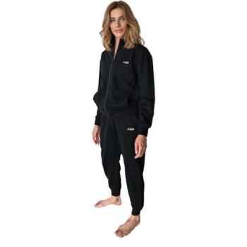 Fila FRENCH TERRY LS FZ PYJAMAS W Női melegítő szett, fekete, méret kép